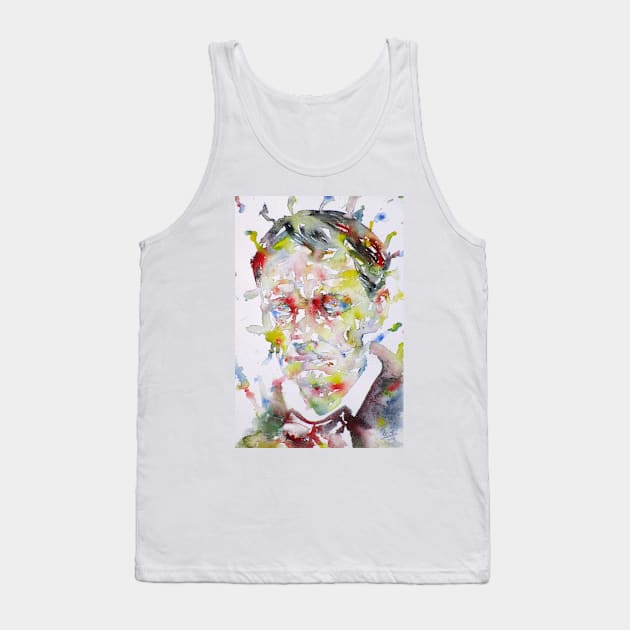 CHARLES BAUDELAIRE - watercolor portrait .2 Tank Top by lautir